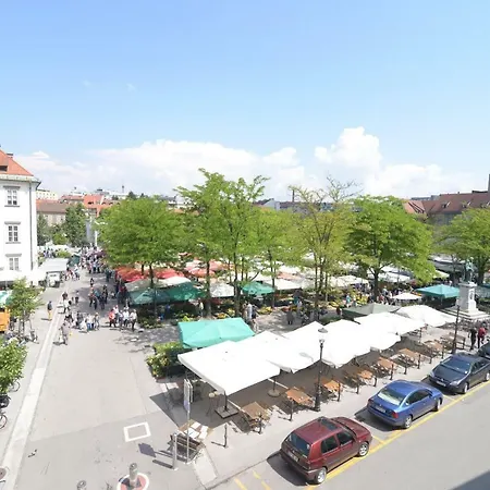 Apartmán River Side Market Lublaň